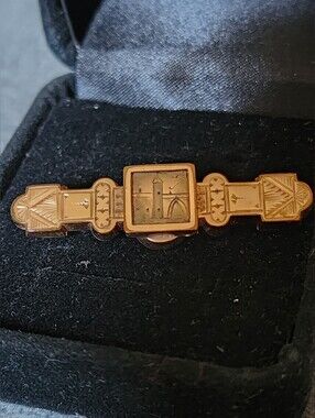 Elaborate Antique  Brooch Aesthetic Art Nouveau Era & Period Designs St Louis WF